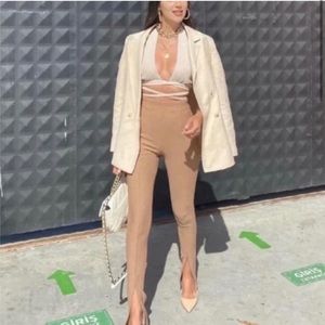 Zara ribbed leggings NWT